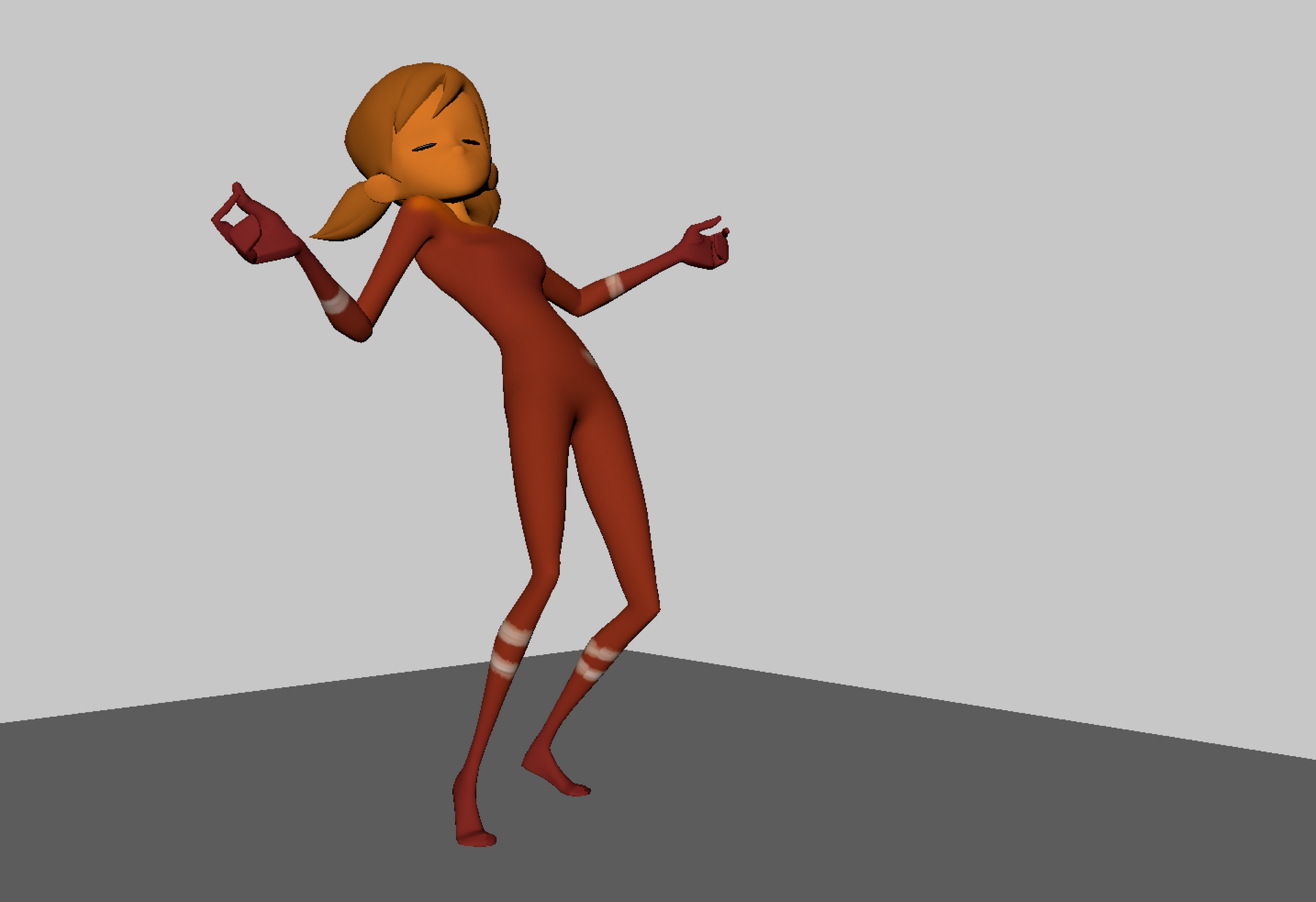 3D Character posing​​: Tanzen